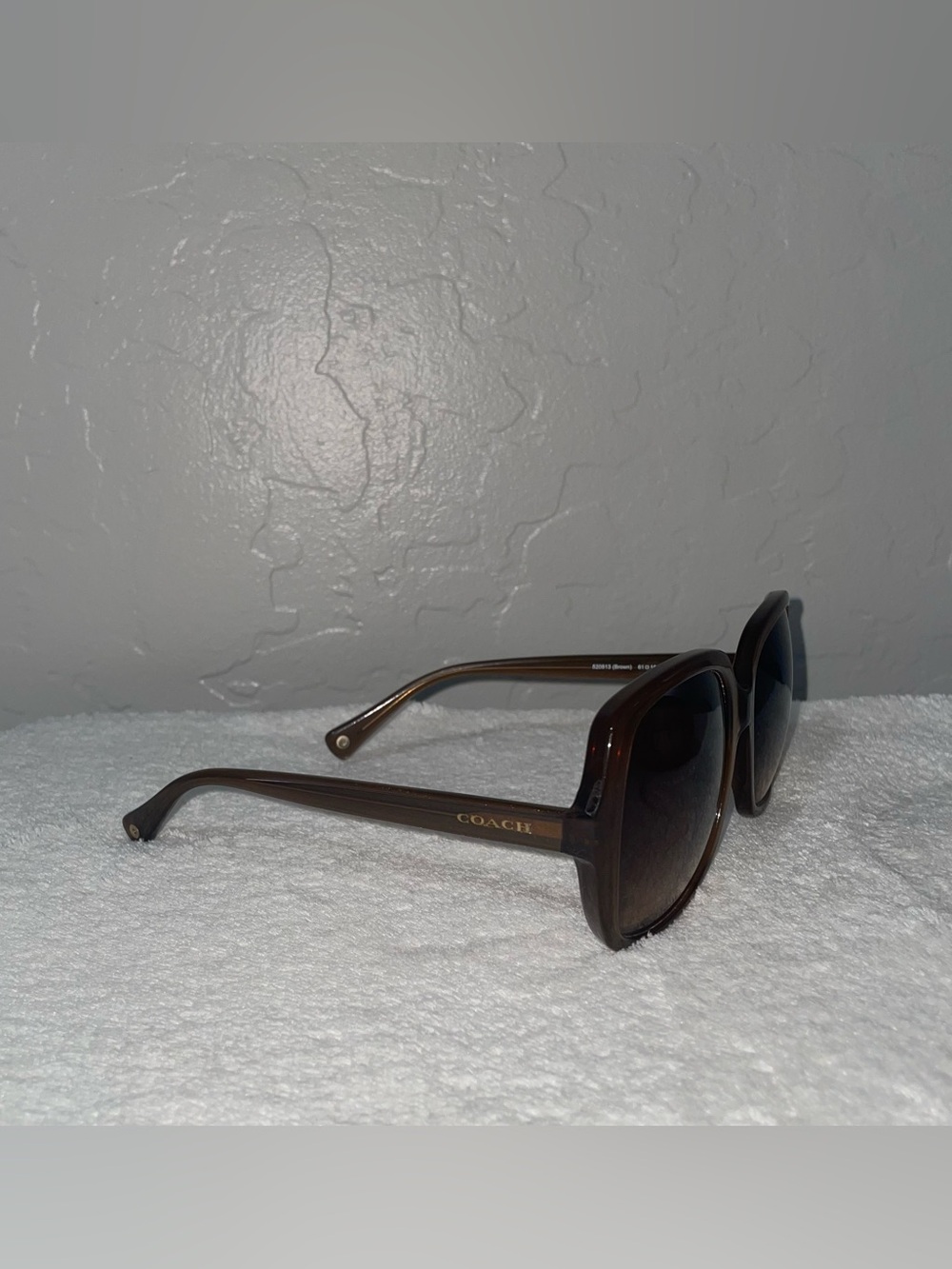 GUC-Coach Blake 61MM Sunglasses in Light Brown-Comes with Case - Picture 12 of 15